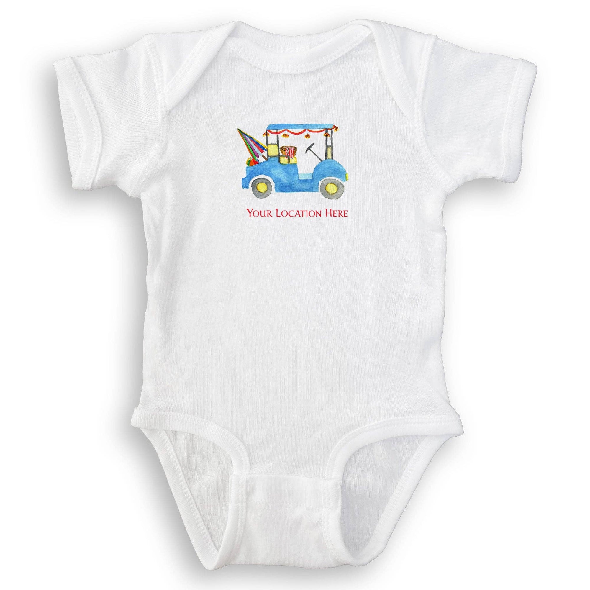 Beach Golf Cart with Location: Dishtowel / -