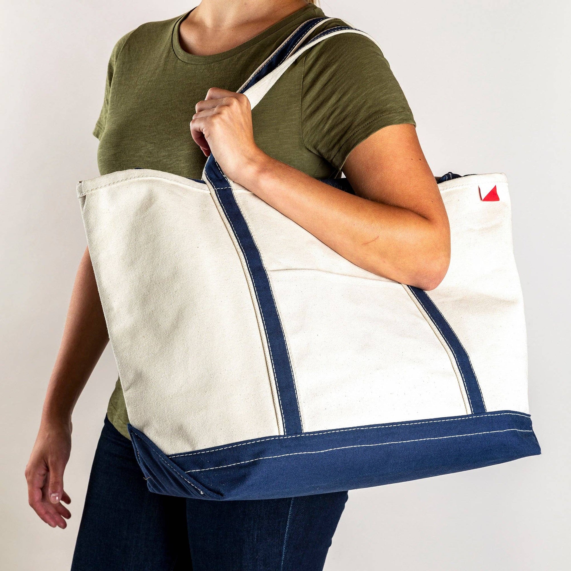 ShoreBags Classic Tote Large Private Label Customizable: Green