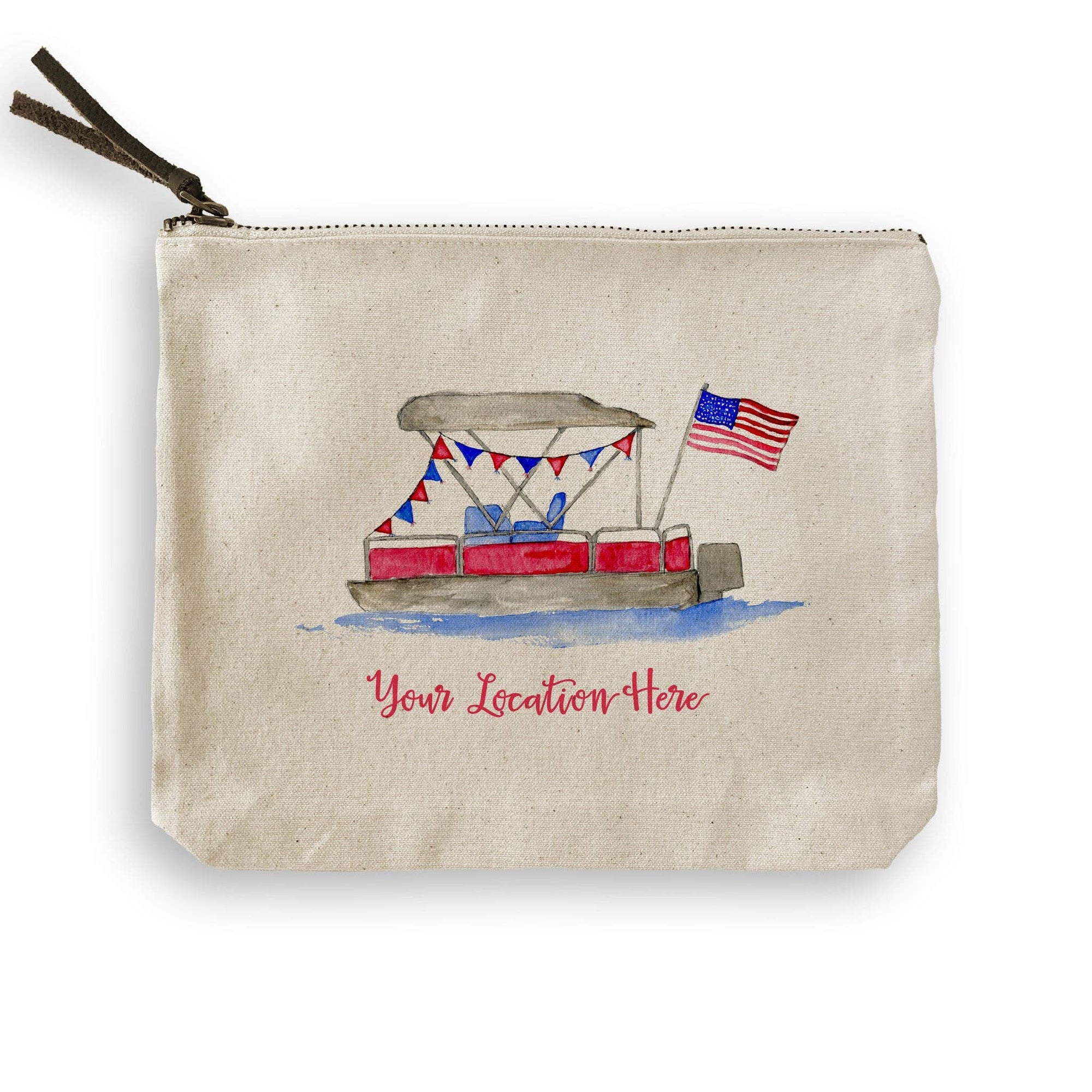 Pontoon Boat with Location: Dishtowel / -