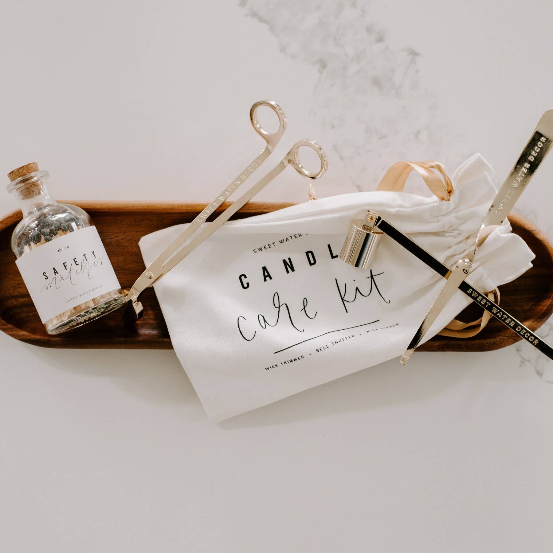 Gold Candle Care Kit - Home Decor &amp; Gifts