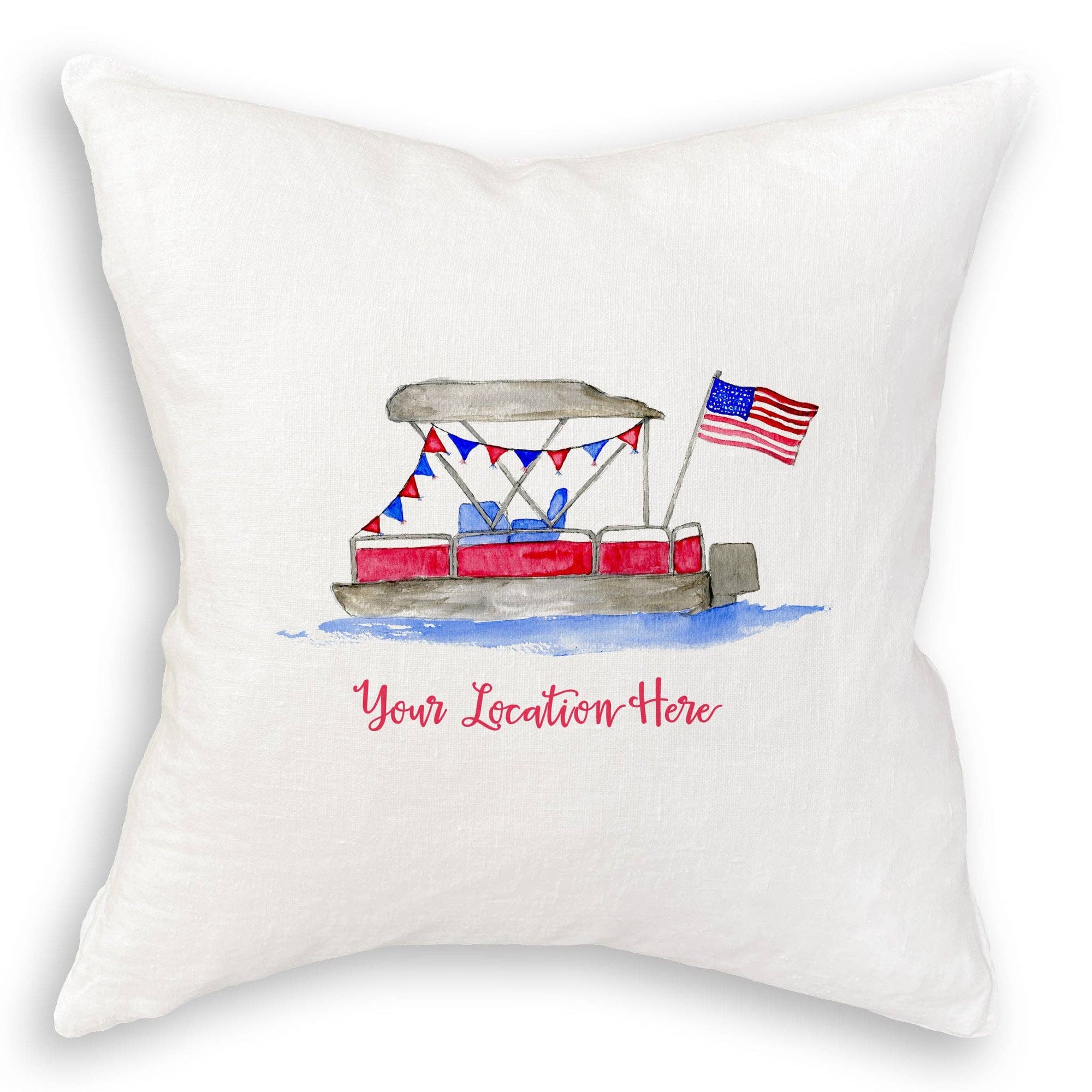 Pontoon Boat with Location: Dishtowel / -