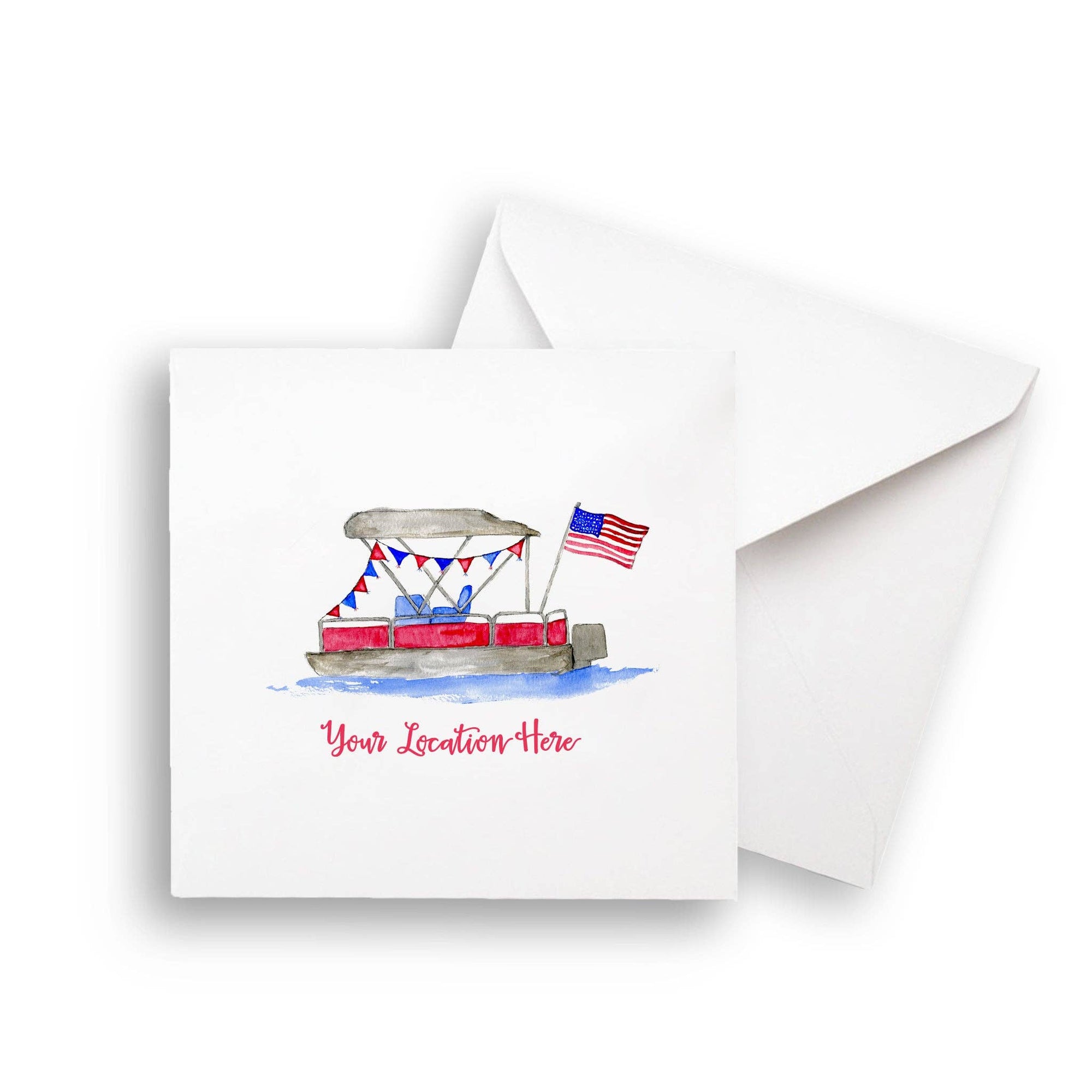 Pontoon Boat with Location: Dishtowel / -