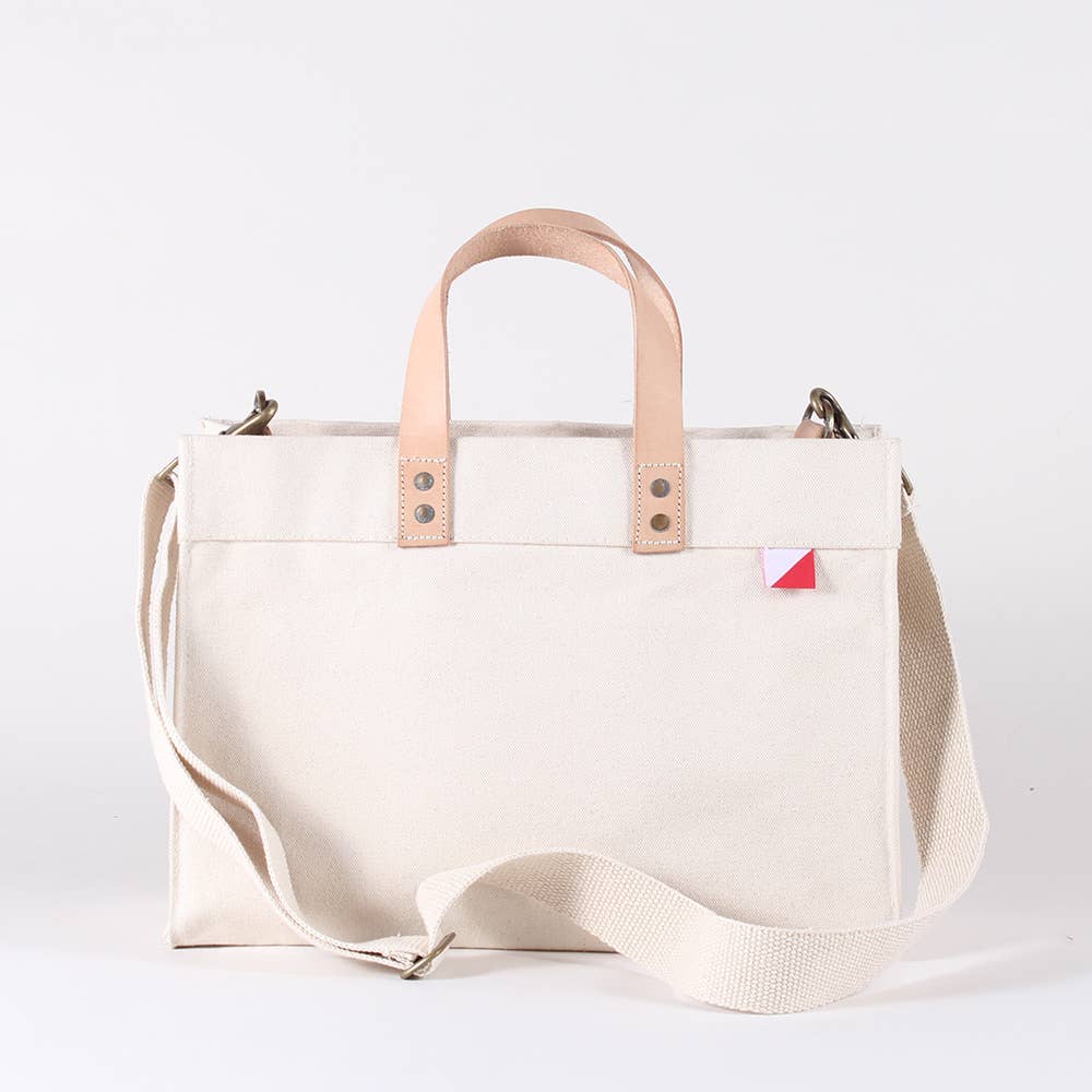 Mini Minimal Box Style Heavy Canvas Tote Private Label