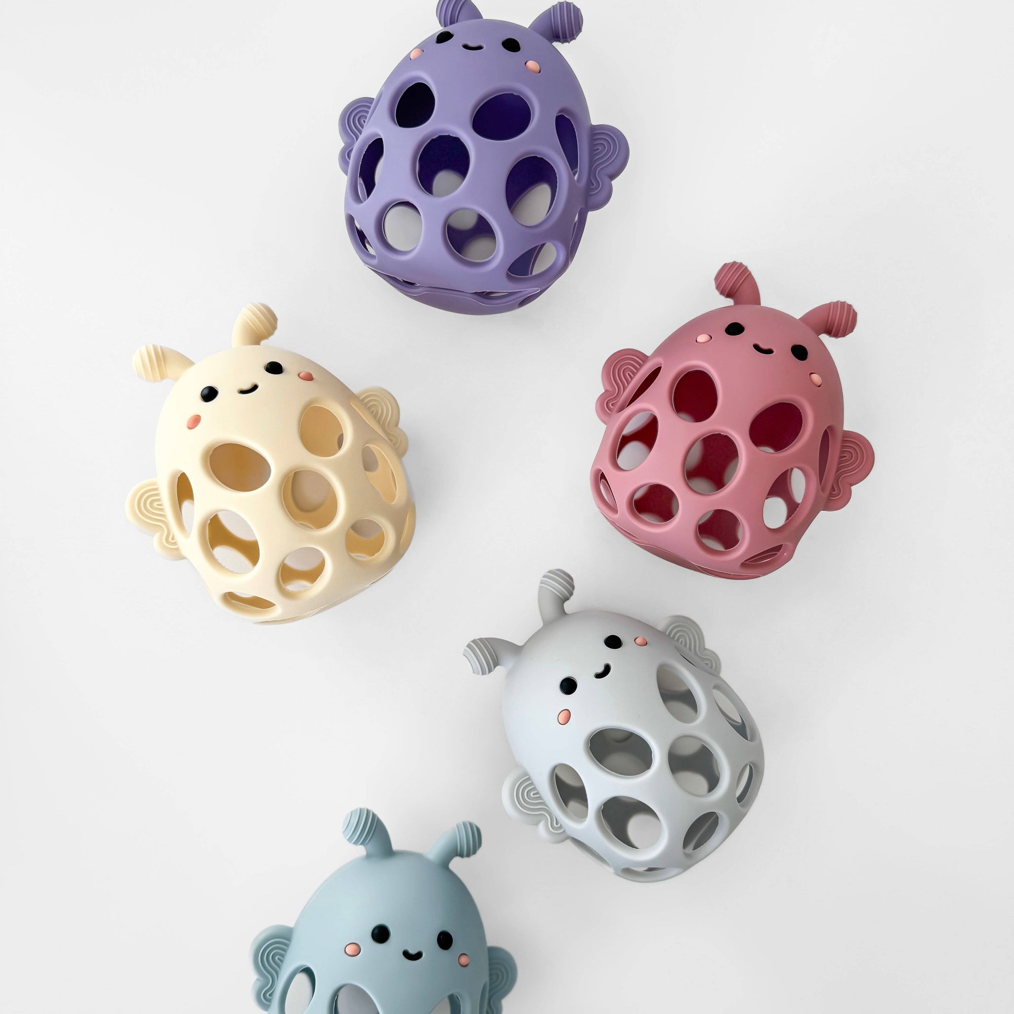 Garden Party Collection - Honey Bee Teether: Petunia Pink