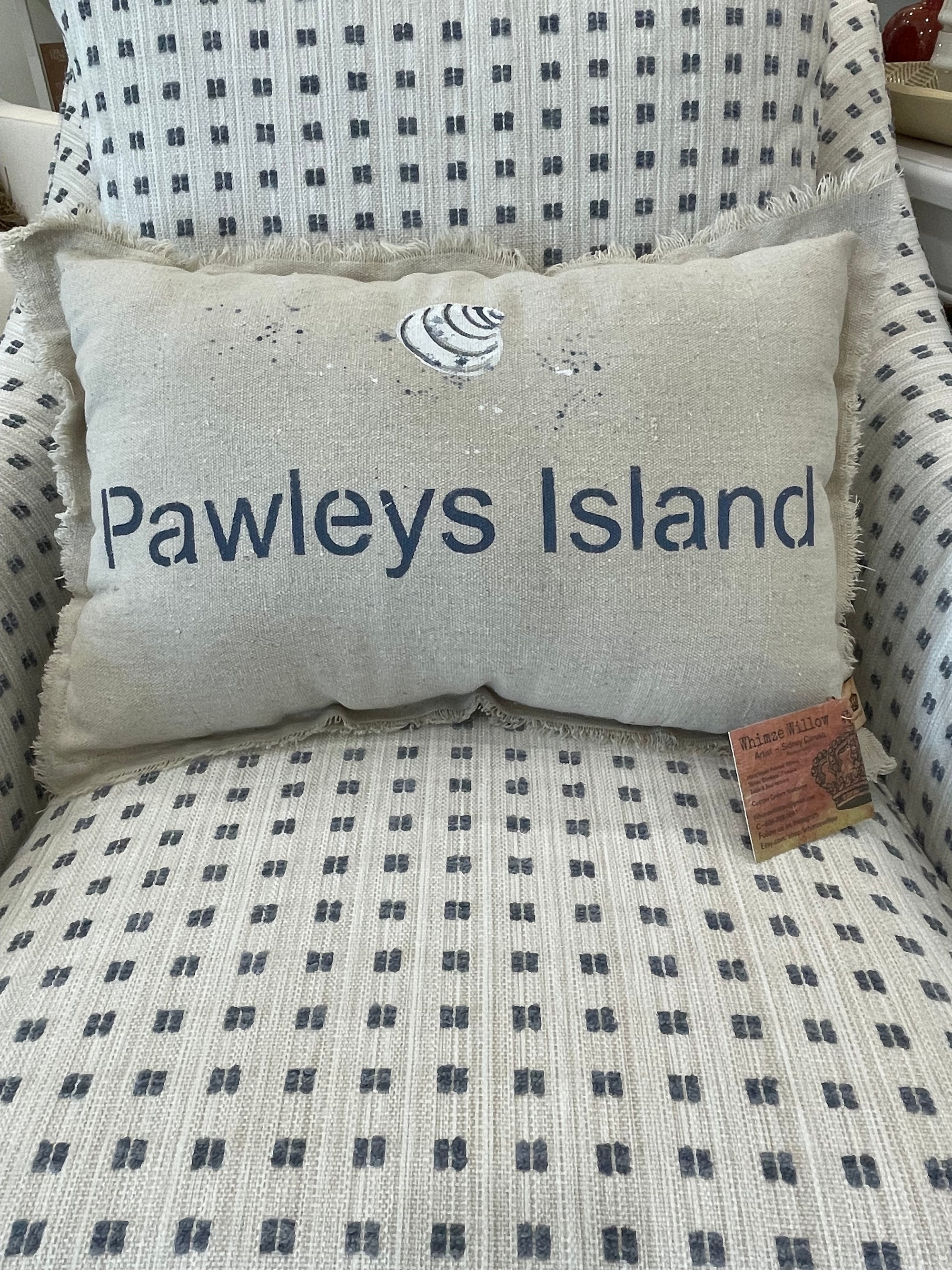 Pawleys Island small lumbar pillow 1 shell/3 shells