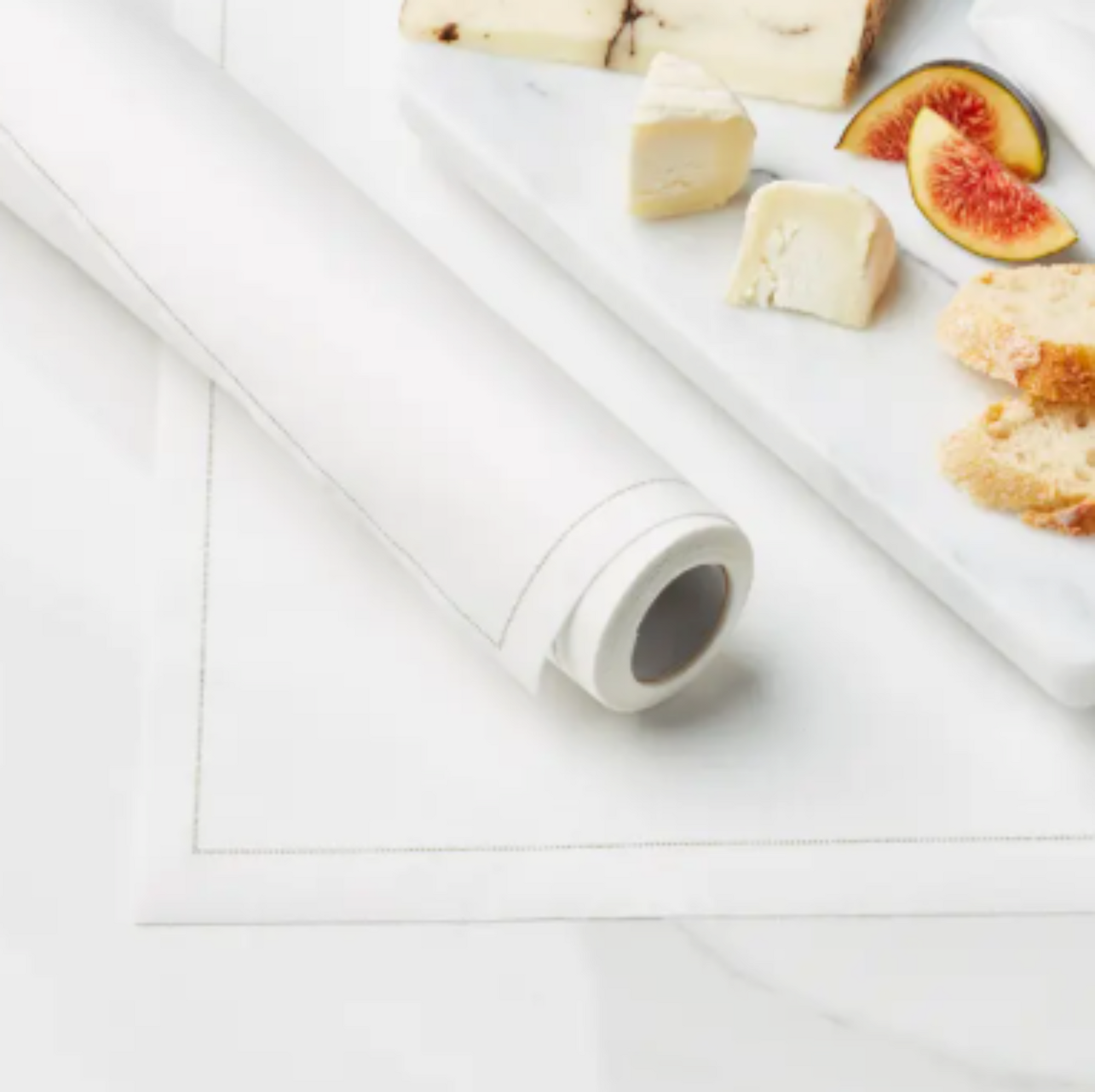 Cream Cotton Cocktail Napkins 50 Units