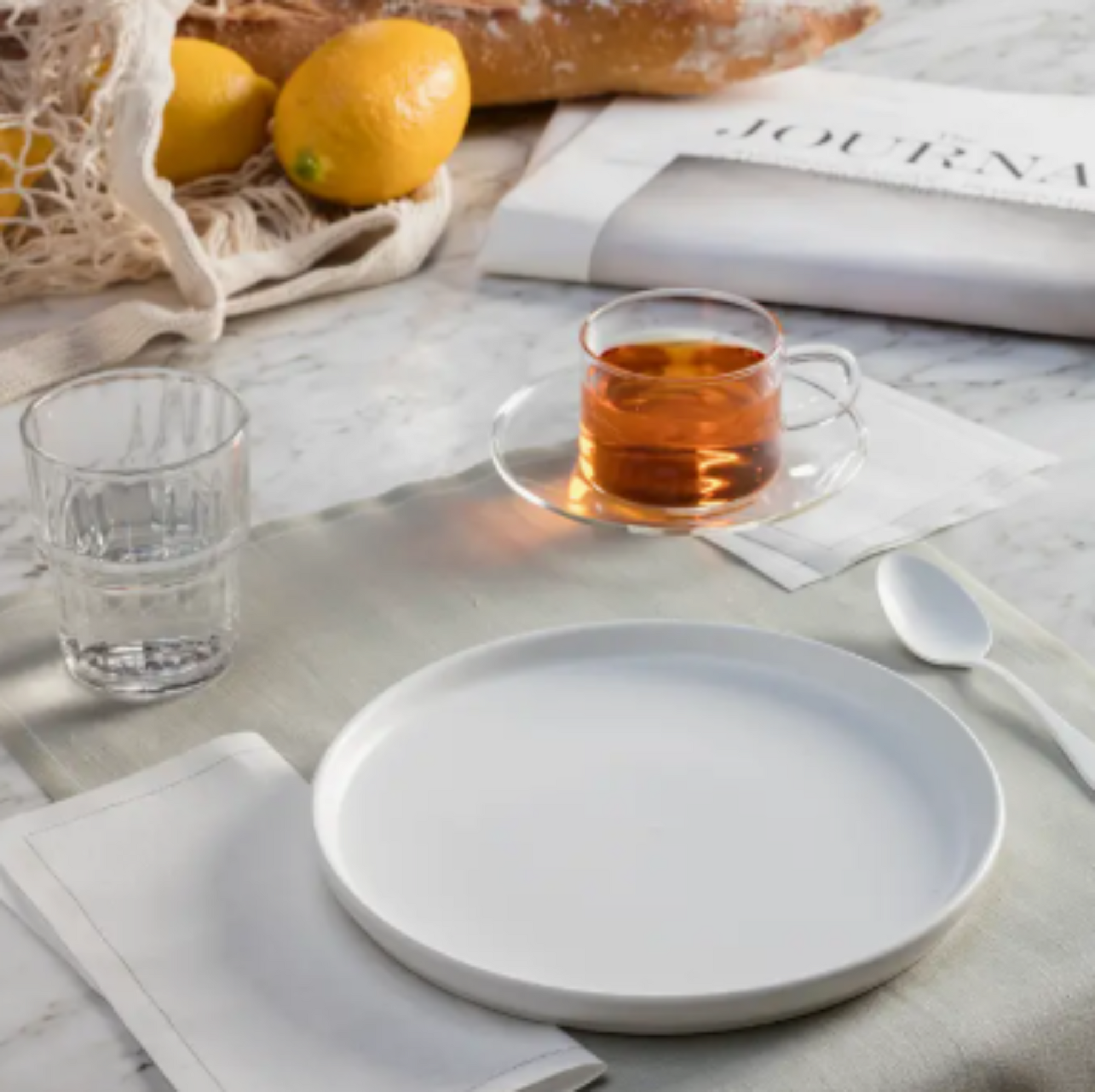 Cream Linen Cocktail Napkins 50 Units