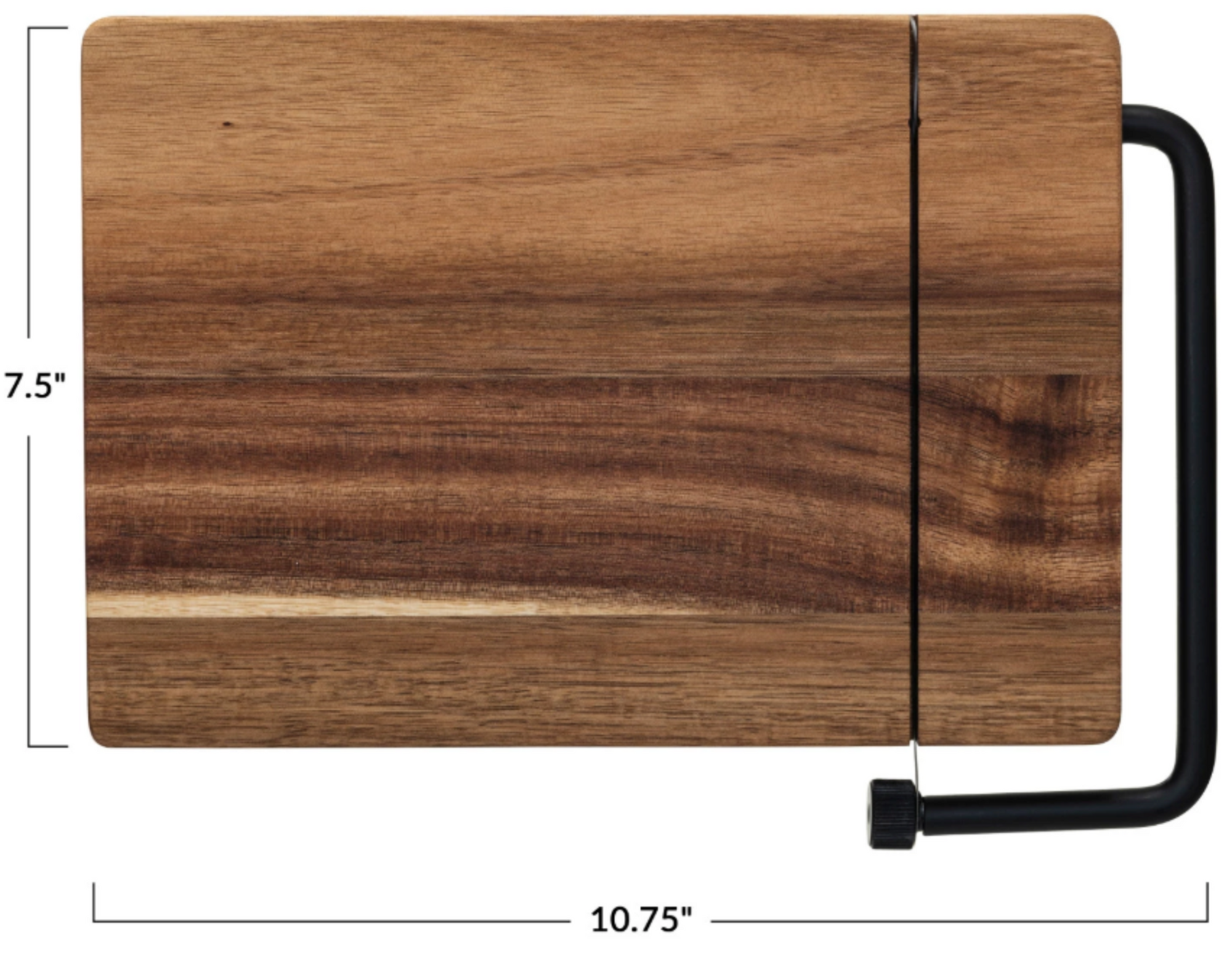 Acacia Wood &amp; Stainless Steel Cheese Slicer