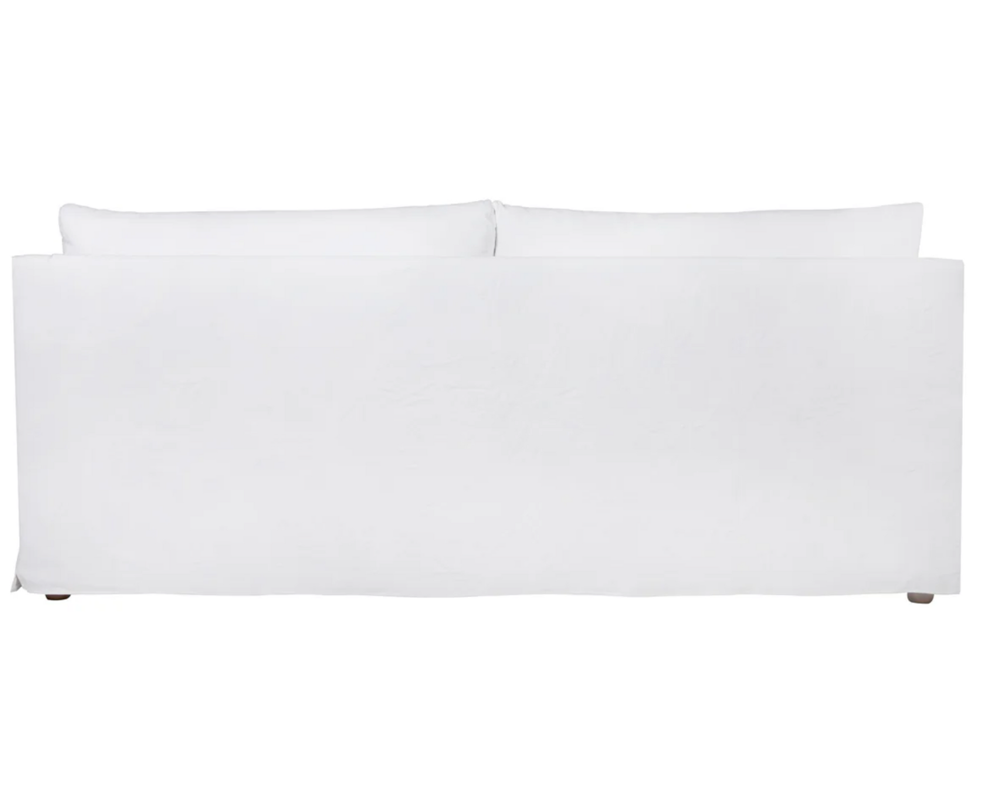 Rebecca Sofa in White Denim Slipcover Fabric
