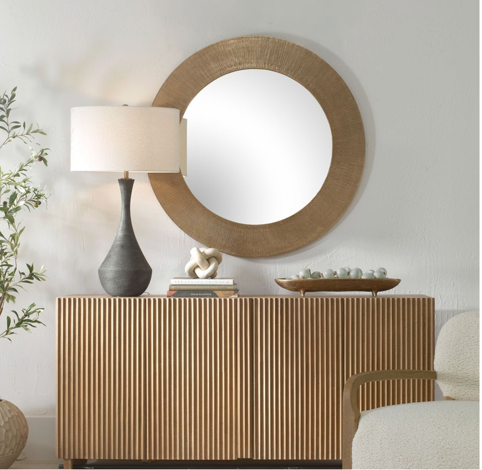 Tano Round Mirror