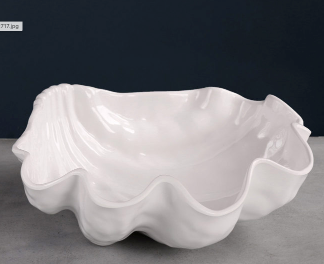 VIDA Ocean Shell Lg Bowl (White)