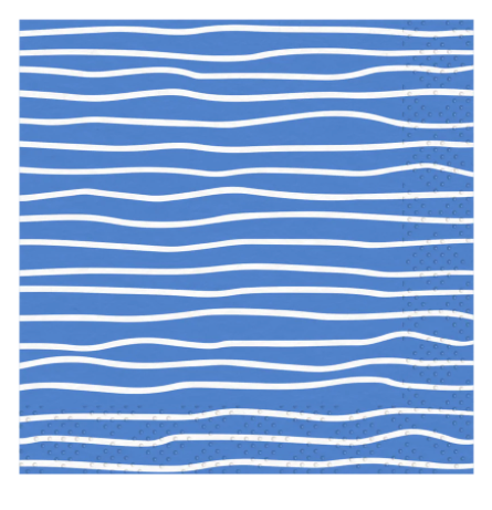 Cocktail Napkin Eco French Blue/20 pkg