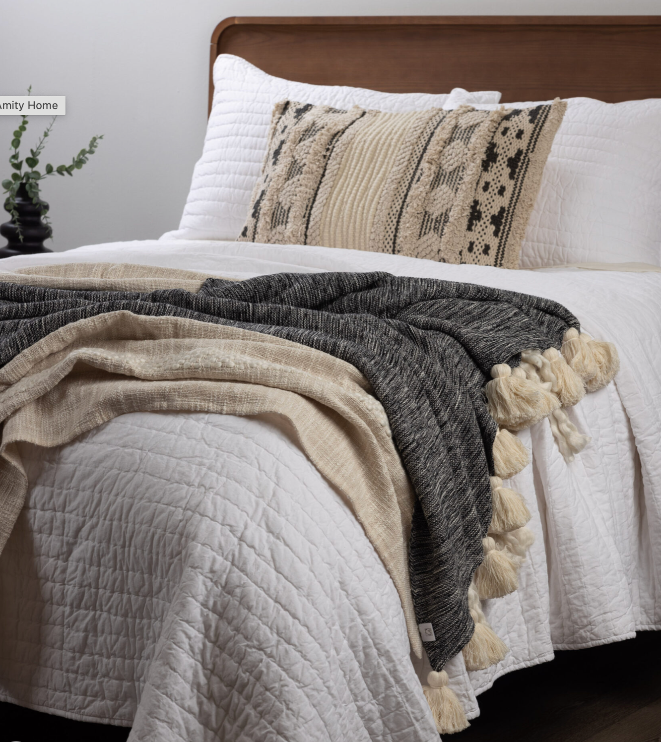 Base Camp Quilt, White, Queen