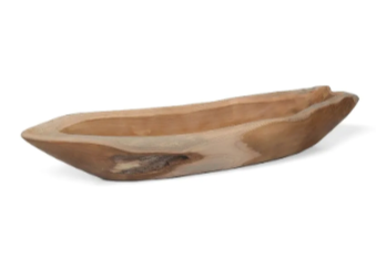 Cutter Teak Bowl, Medium
