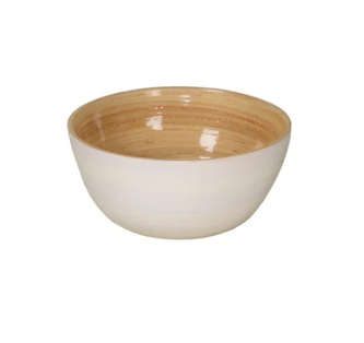 Bamboo Mini Bowl White