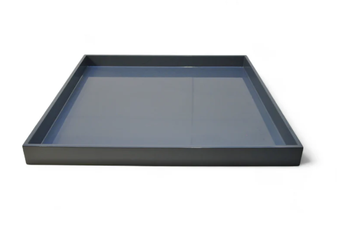 Ottoman Tray - Dove Blue