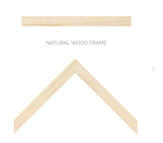 Blue Heron Print - One Footed - with Natural Wood Frame