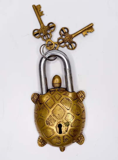 Brass Lock with Key