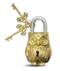 Brass Lock with Key
