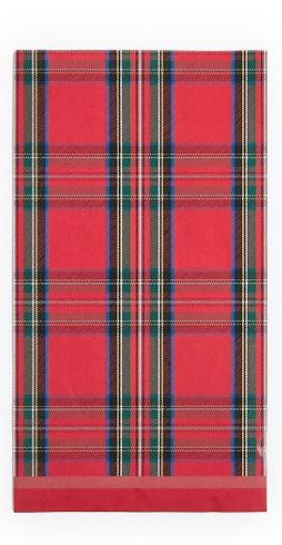 Tartan Paper Napkins Dinner