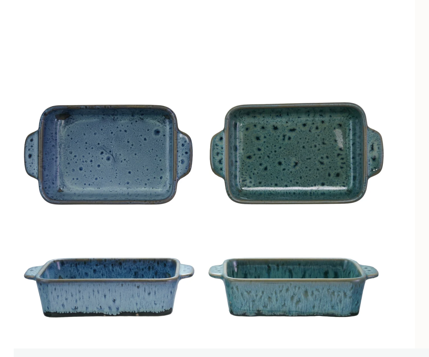 2-1/2 Cup Stoneware Baker, 2 Colors (Each One Will Vary)