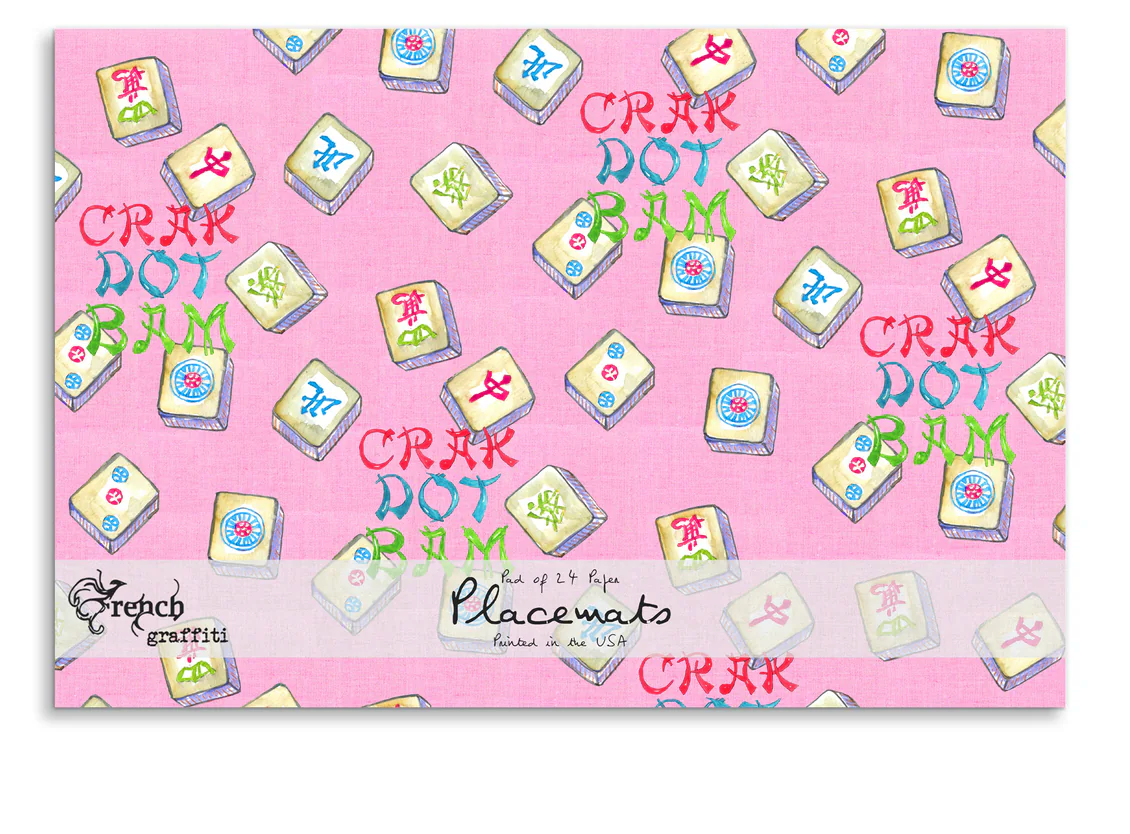 Mahjong Paper Placemats