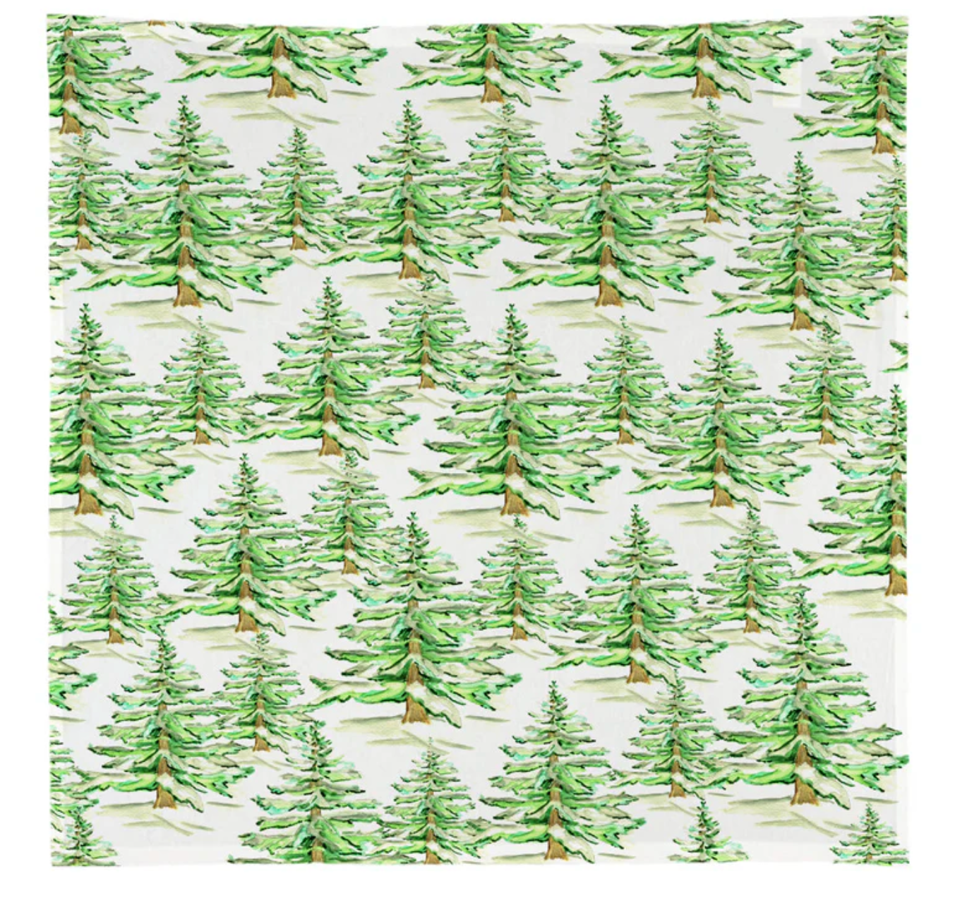 Wintery Trees Square Dishtowel