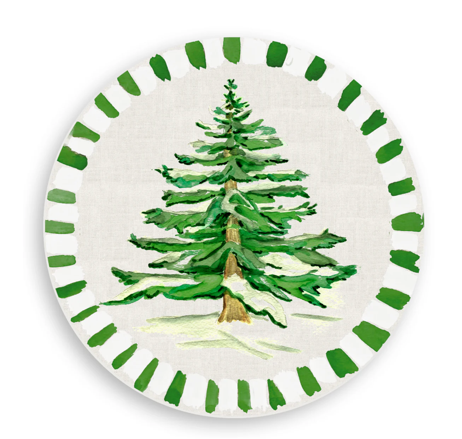 Wintry Tree Vinyl Placemat