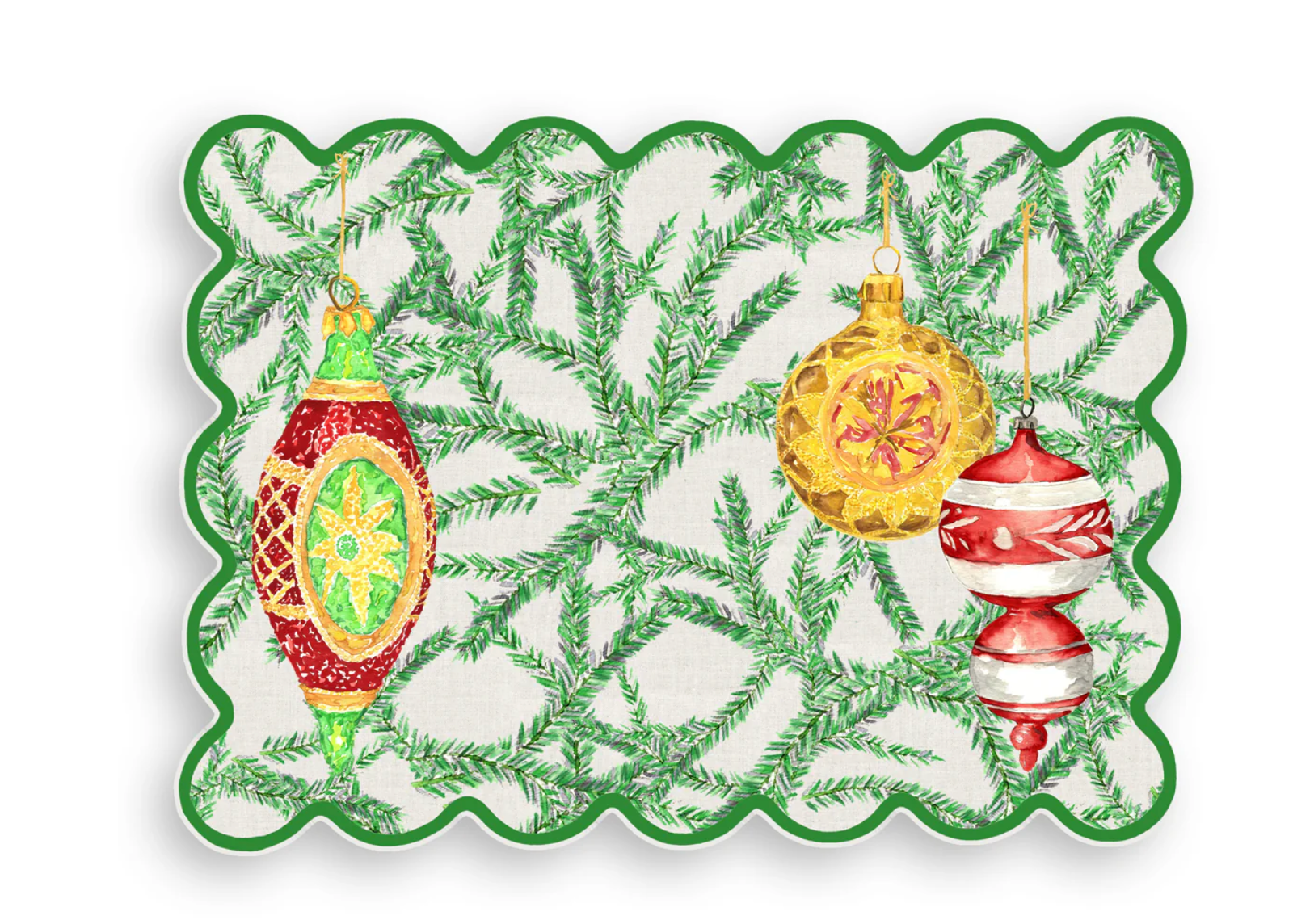 Classic Ornament Vinyl Placemat