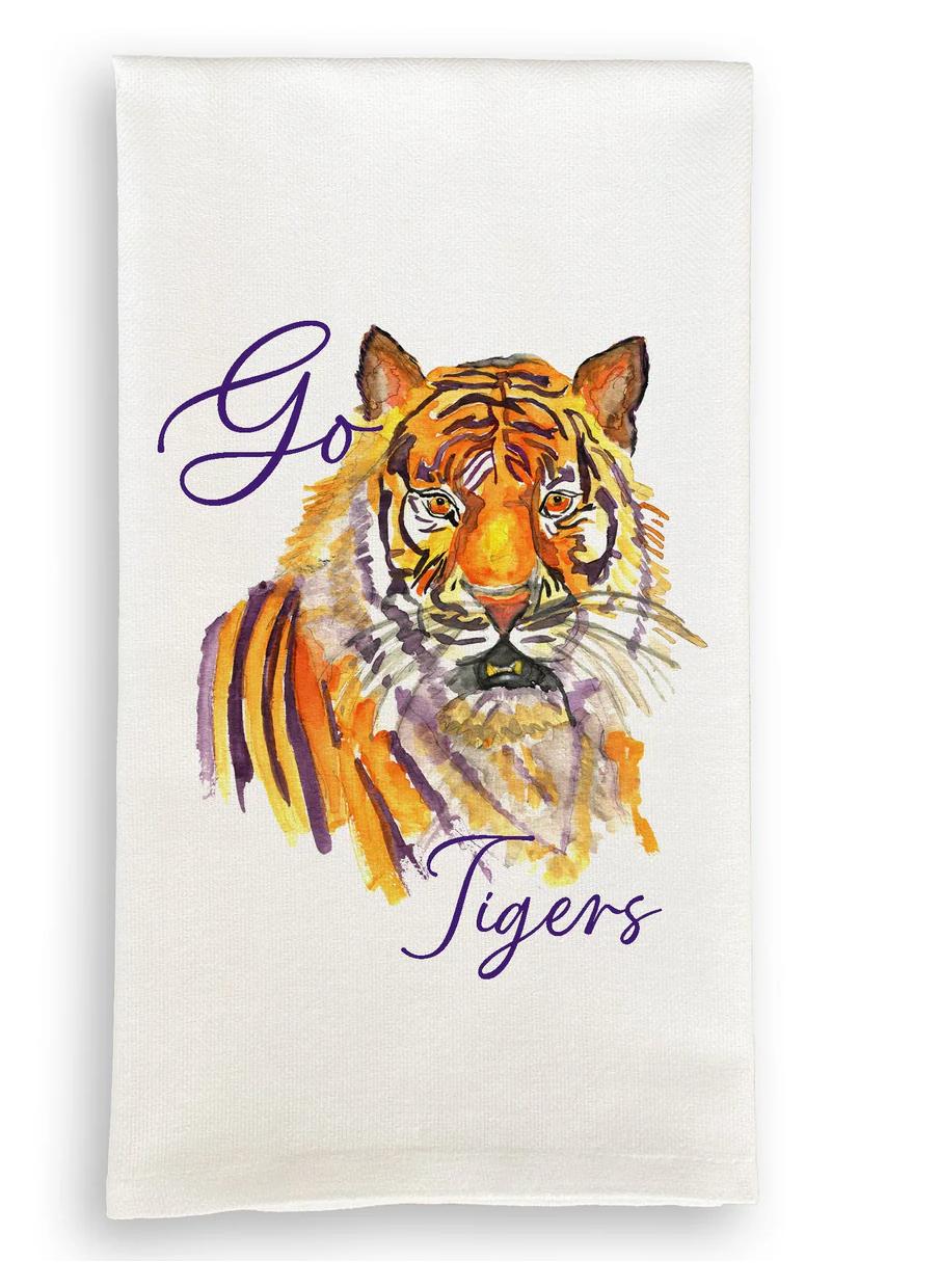 Clemson Tiger Dishtowel