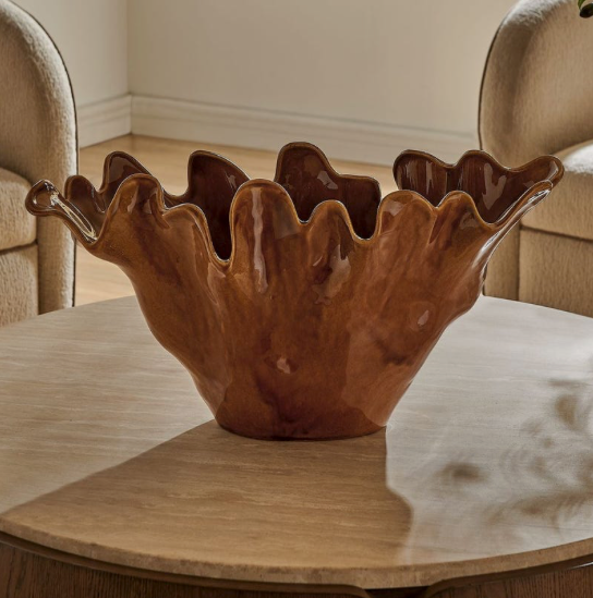Amber Tide Indoor-Outdoor Bowl