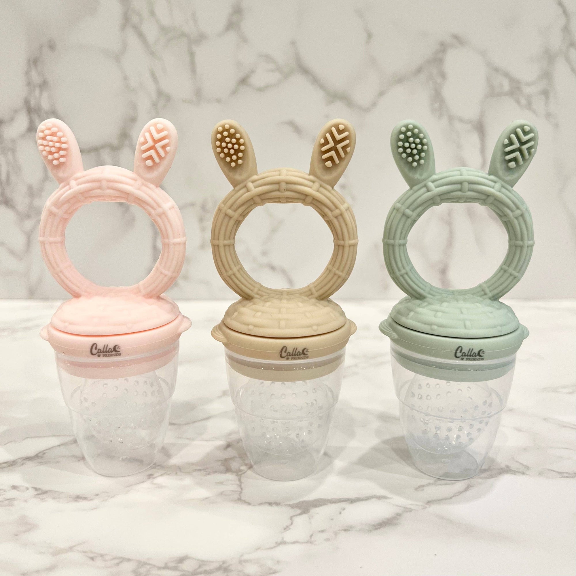 The Nourishing Nibbler Bunny Feeder: Subtle Green
