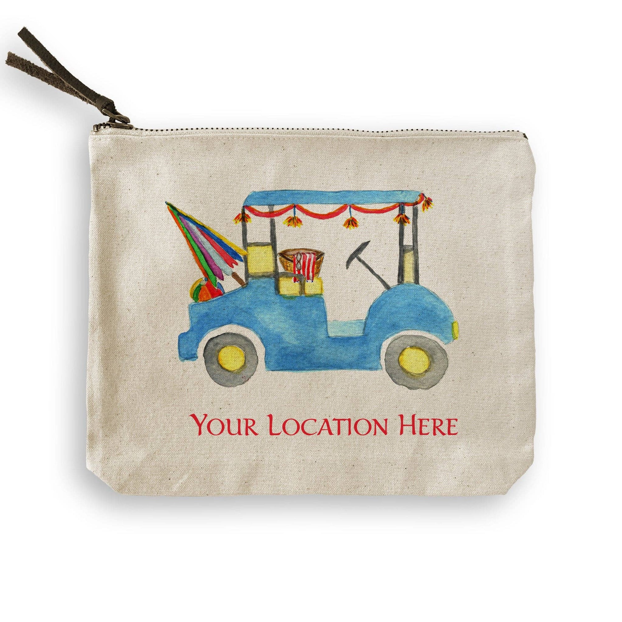 Beach Golf Cart with Location: Dishtowel / -