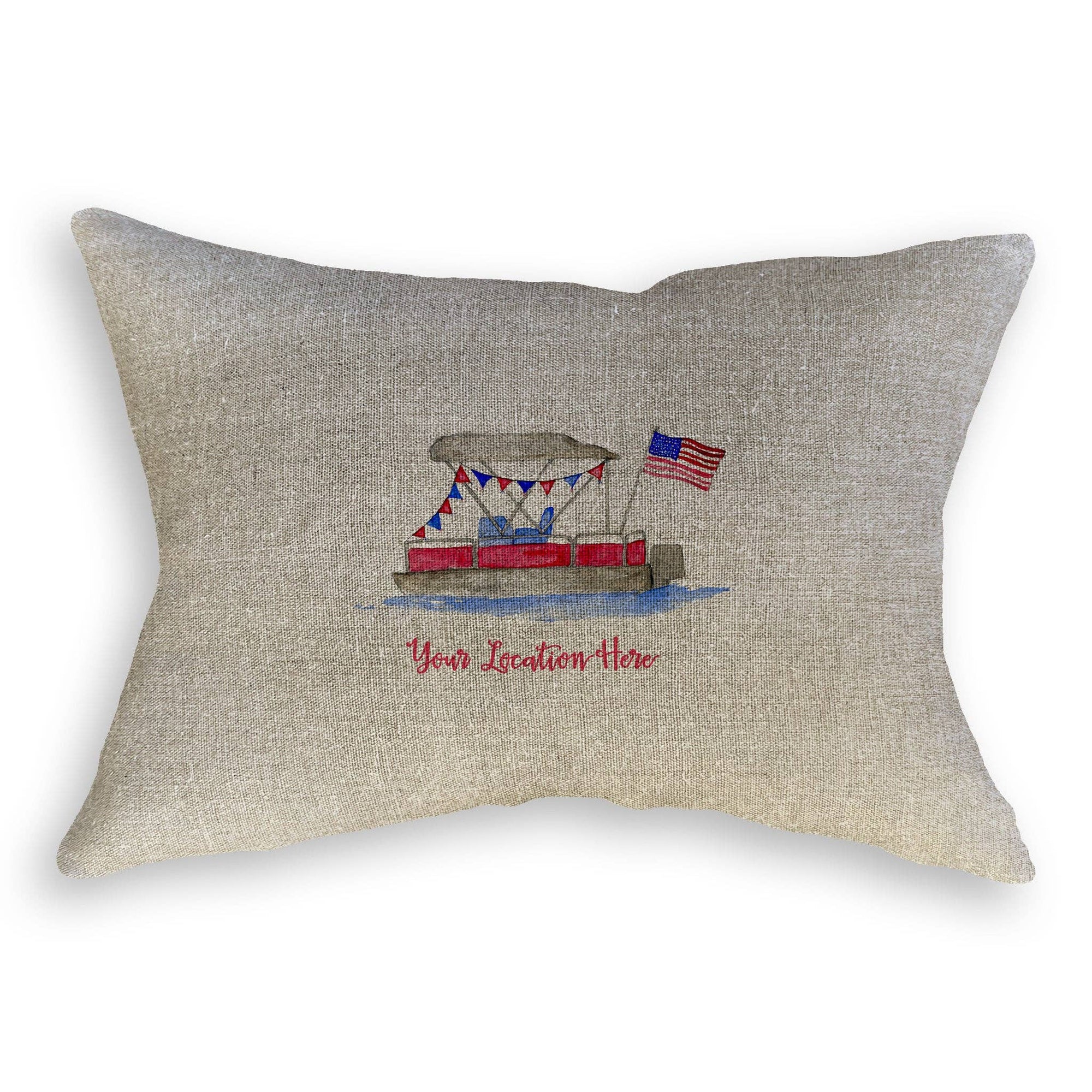 Pontoon Boat with Location: Dishtowel / -