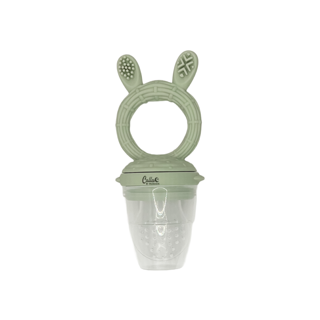 The Nourishing Nibbler Bunny Feeder: Subtle Green