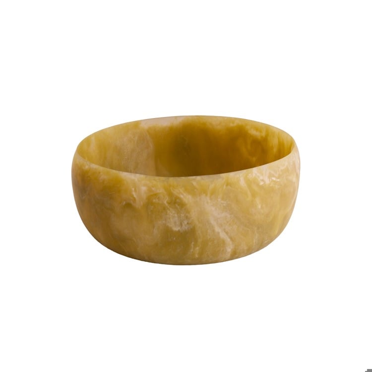 RESIN Sorbet Large Round Bowl ( Matcha)