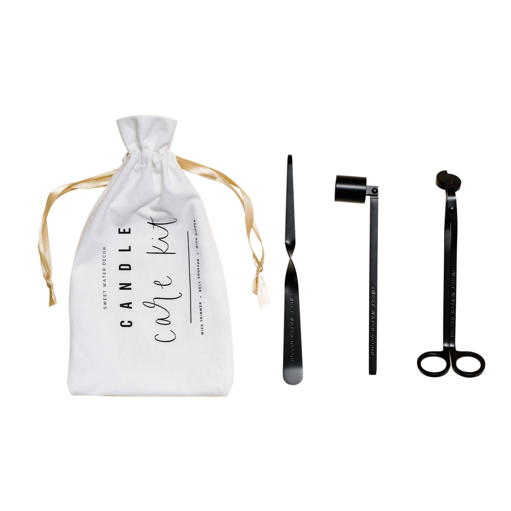 Black Candle Care Kit - Home Decor &amp; Gifts