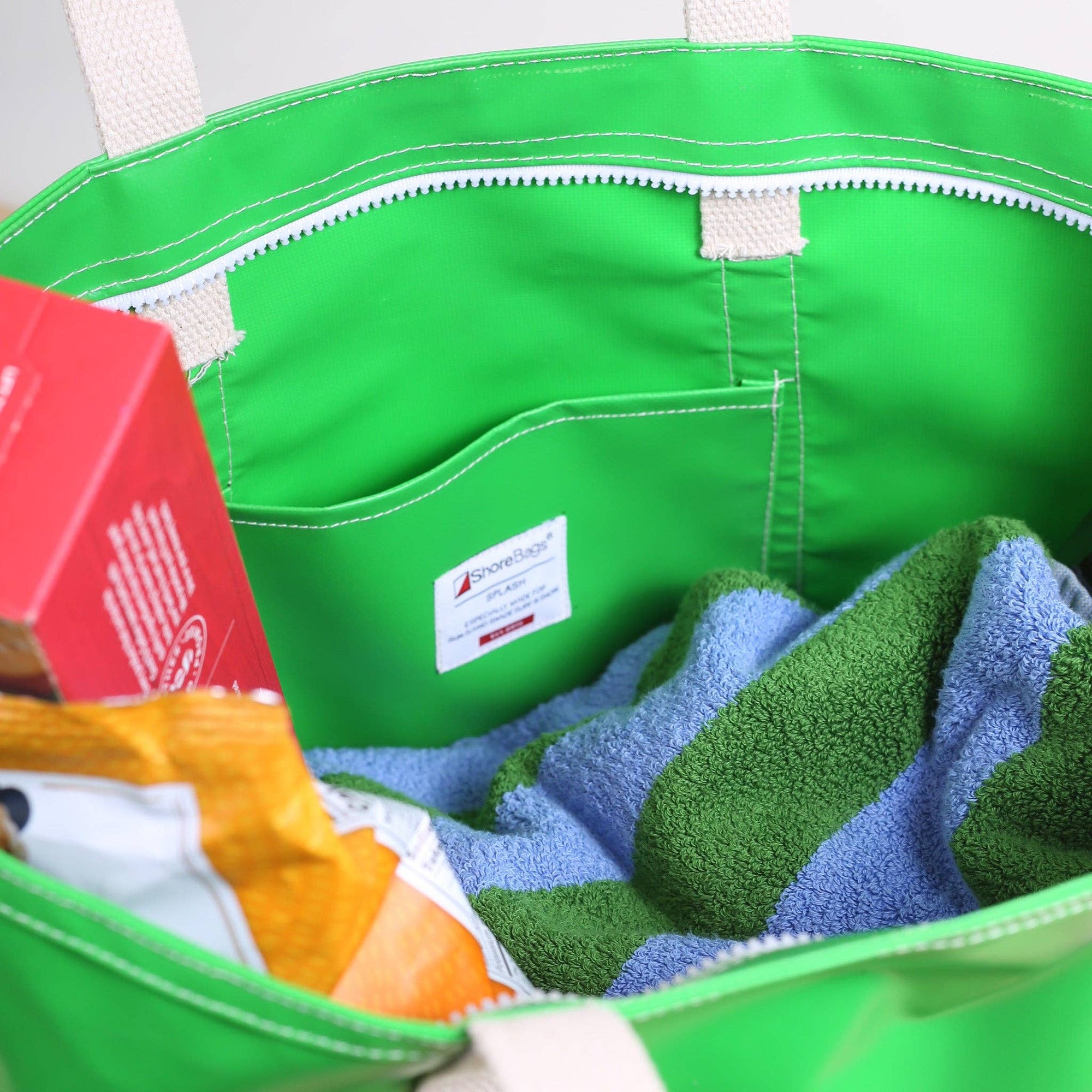Big Sur Splash Tote: Blue