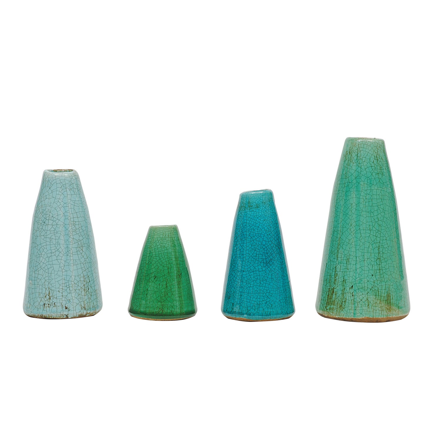 Terracotta Vases, Set of 4
