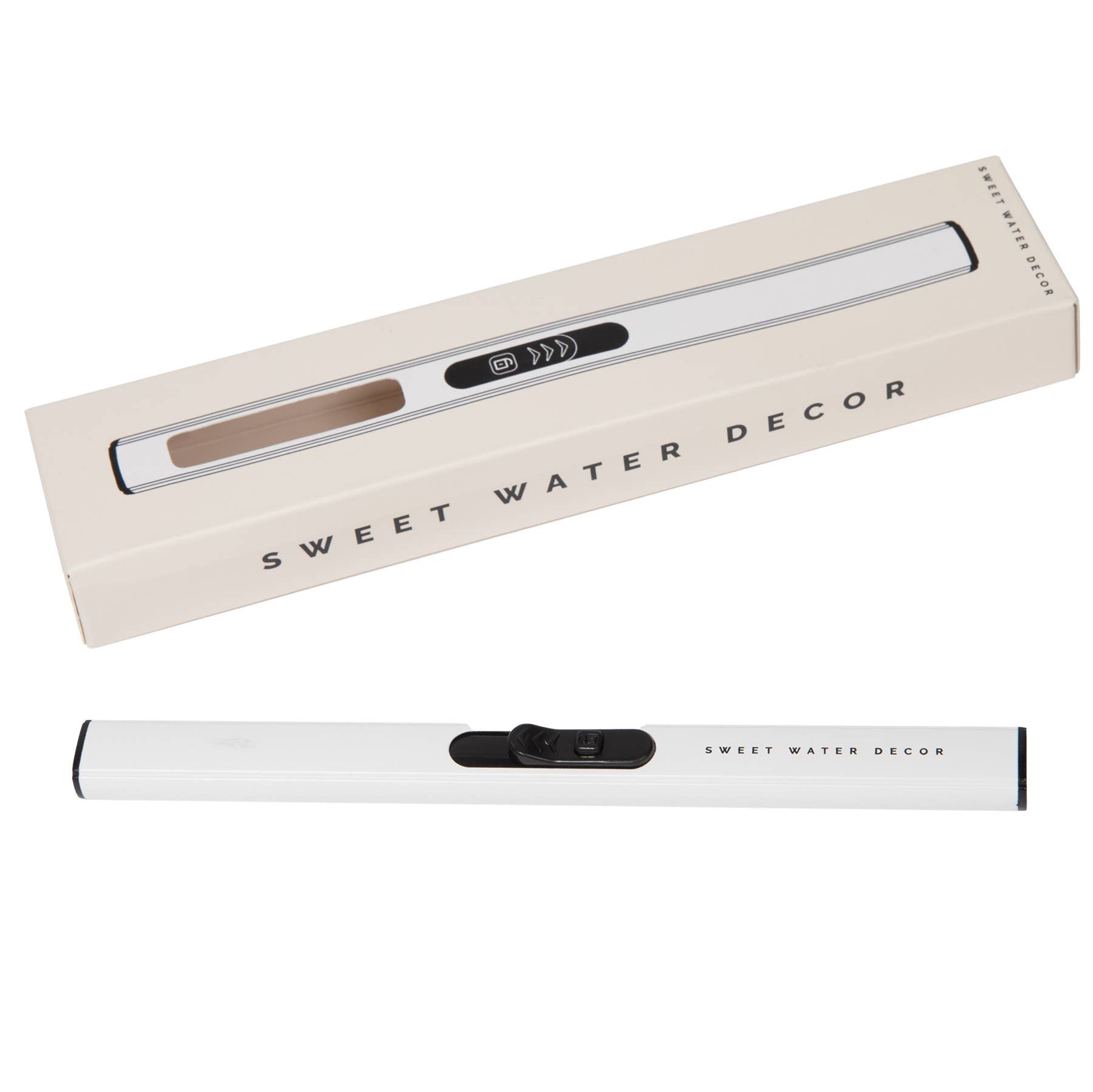 White Rechargeable Electric Lighter - Home Decor &amp; Gifts