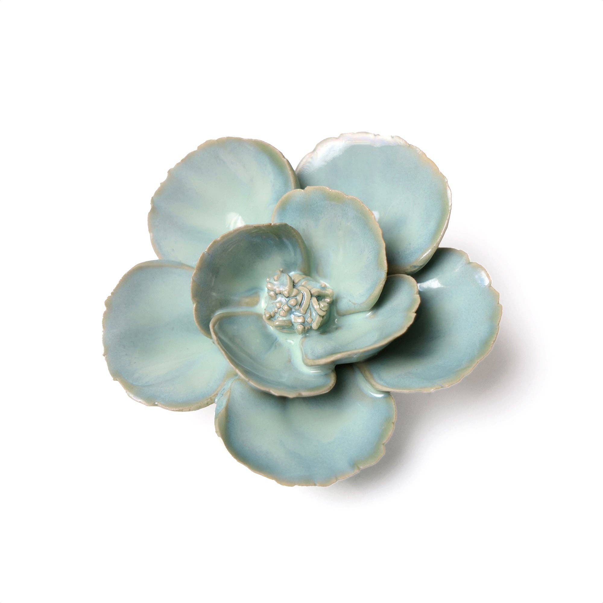 Milk Teal Poppy Home Decor Tabletop Boxed Gift Unique