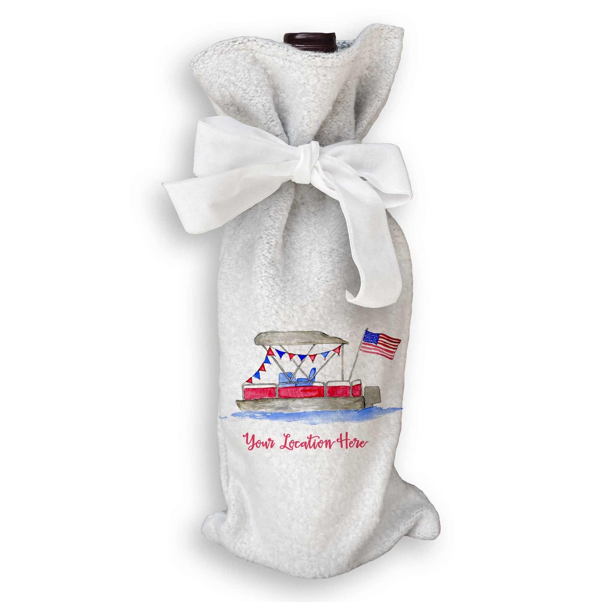 Pontoon Boat with Location: Dishtowel / -