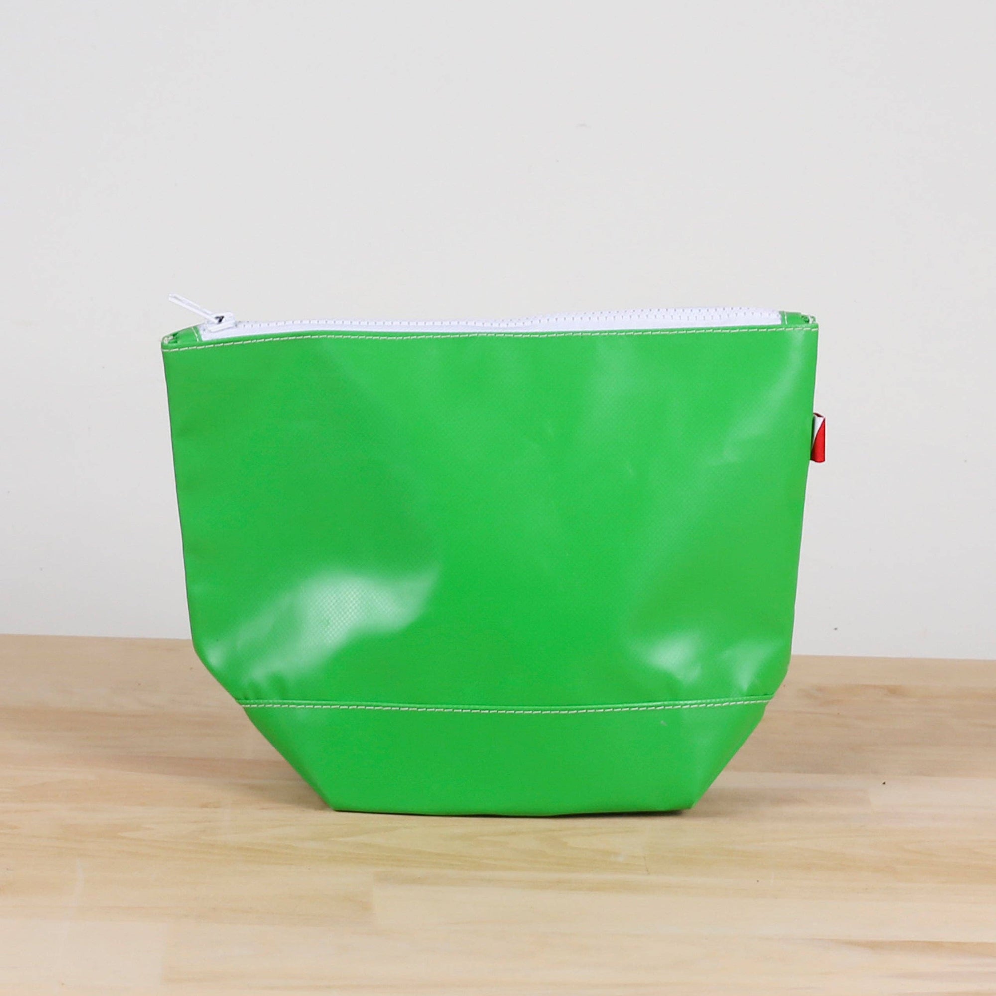 Big Sur Splash Zip Pouch: White