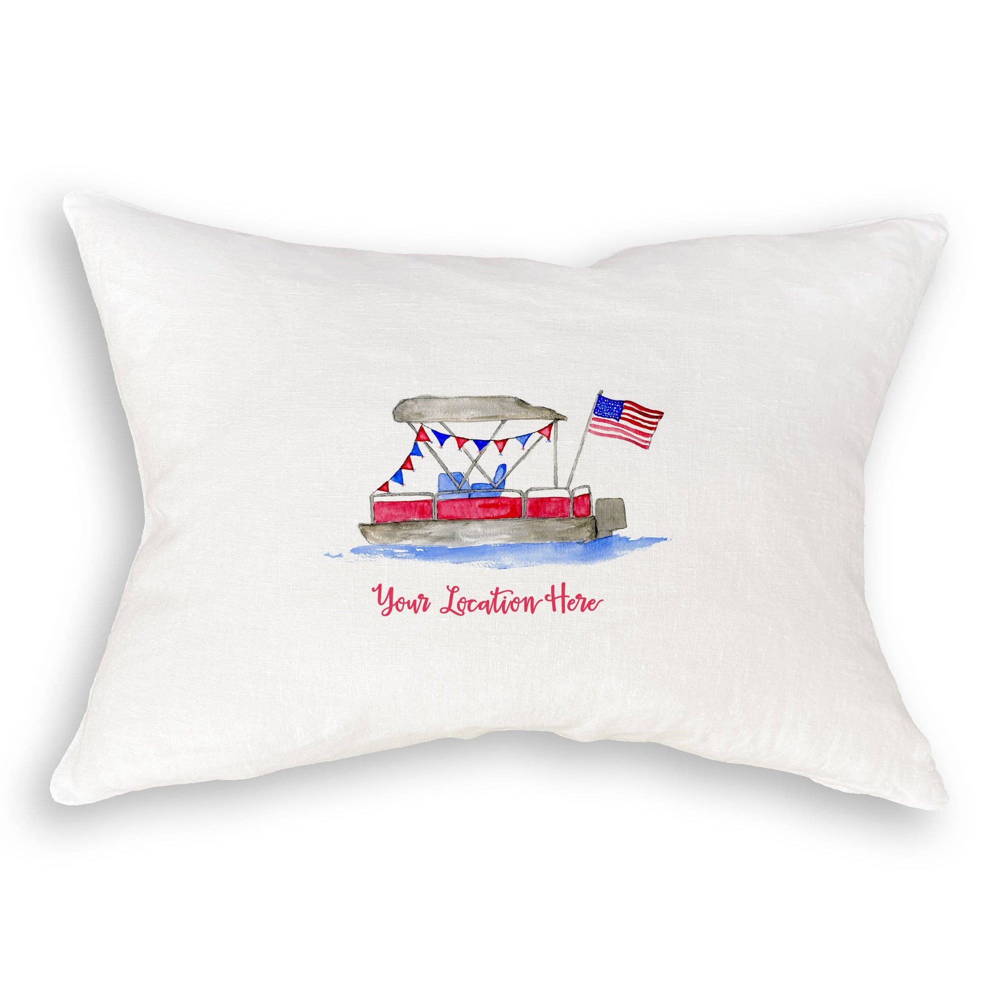 Pontoon Boat with Location: Dishtowel / -