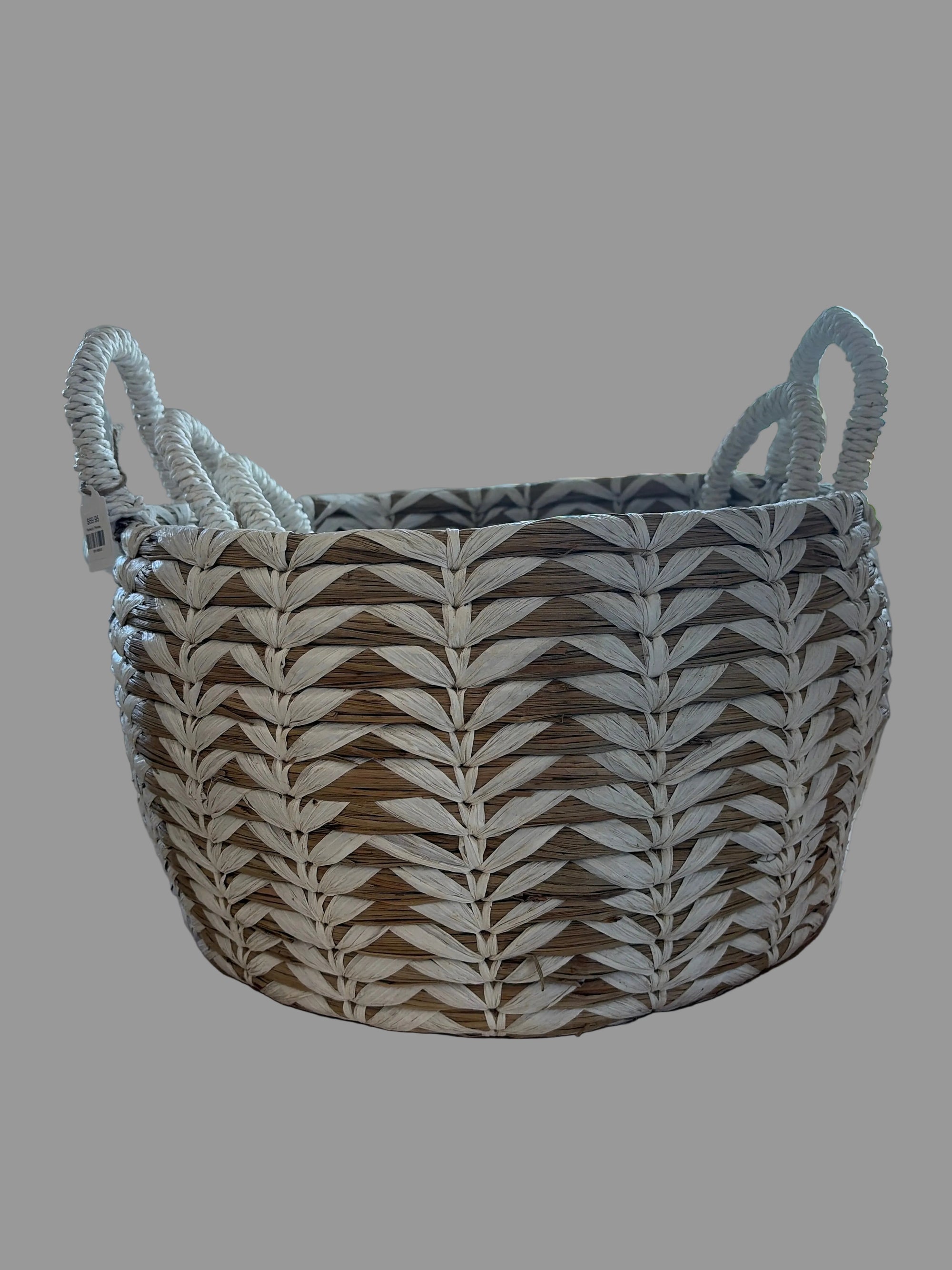 White/Natural Rattan Baskets